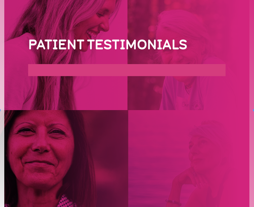 Patient testimonials